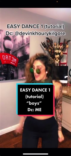 EASY DANCE 1 (tutorial) #dancetutorial❤ #easydancetutorial2021 #easychoreography #devinkhourykilgore #dancewithdevink