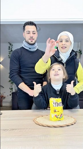 m&ms Colors challenge 😱|| Asil VS Daddy VS Mom 💪🏻 #funny #shorts #short