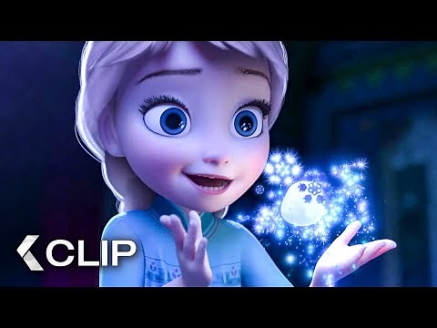 Anna and Elsa Play in the Snow - FROZEN Movie Clip (2013)