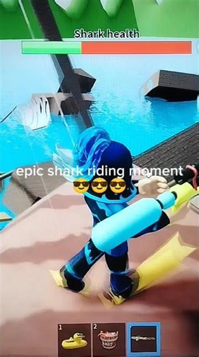 #sharkbite #roblox epic battle with a megalodon AND I RODE IT (shoutout to S_RiptideSharkHunter)