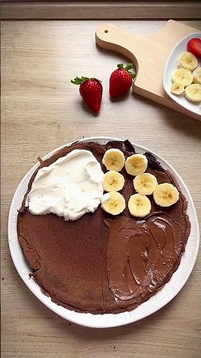🍫 Schoko-Crêpes mit Früchten