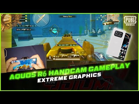 Sharp Aquos R6 Handcam PUBG test | Powerfull Snapdragon 888 | ❤️ 3 Finger claw + Gyro 🔥 FHD+60FPS