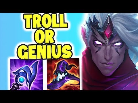 THIS STRATEGY SHOULD NEVER ACTUALLY WORK... MAX AP VARUS IS 100% GENIUS! League of Legends Gameplay