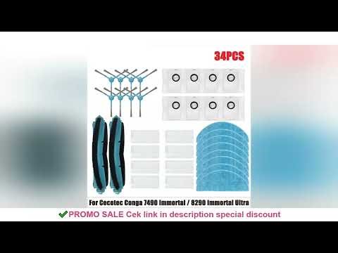 For Cecotec Conga 7490 Immortal / 8290 Immortal / Kabum Smart 900 Vacuum Cleaner Spare Parts Brush M