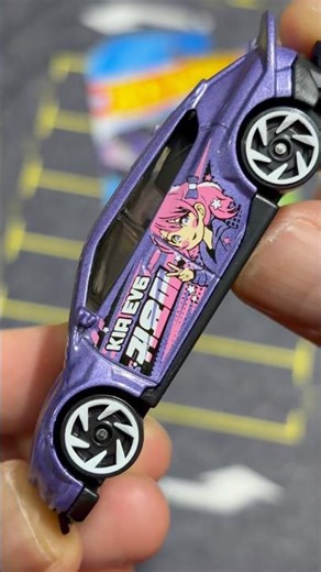 Hot Wheels KIA EV6 Purple Diecast #shorts #hotwheels #kia #ev6 #asmr