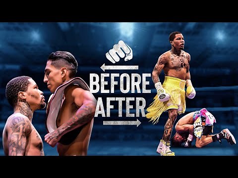 BEFORE and AFTER Fighting GERVONTA DAVIS