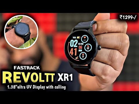 Fastrack Revoltt XR1 smartwatch unboxing & review⚡️1.38”ultra VU Display with Bluetooth calling