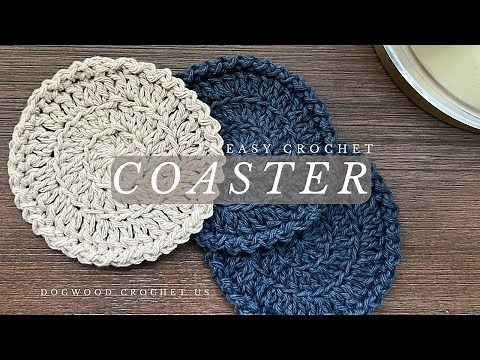 How to Crochet an Easy Zig Zag Coaster