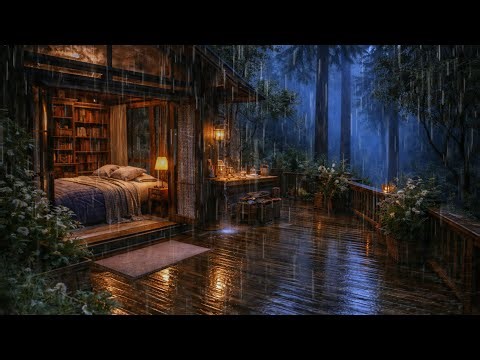 Deep Sleep Instantly with Heavy Rain Sounds | Relaxing Rain for Insomnia