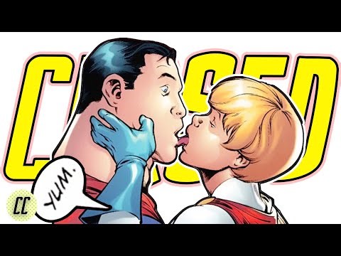 CURSED Panels | Power Girl Licks Superman