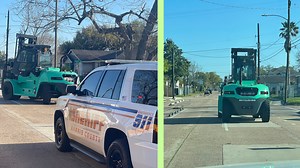 Owner of stolen forklift found after deputies chased suspect for 20 minutes, sheriff says