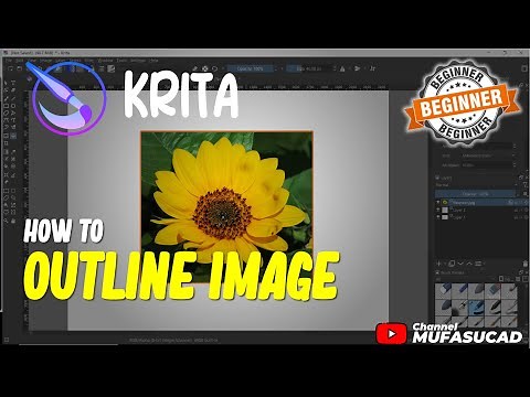 Krita How To Outline Image