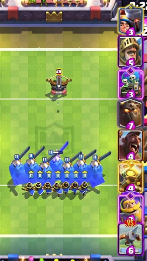 Clash Royale: Level 29 Xbow vs. 7 Troops