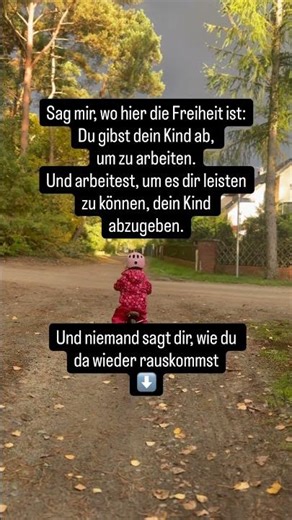Warum Eltern heute arbeiten, um ihre Kinder abzugeben.