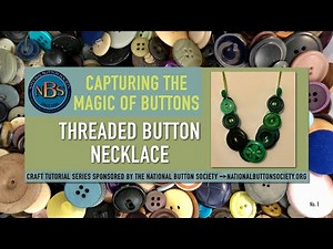 NBS Threaded BUTTON Necklace
