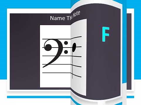 Flash Cards for learning Bass Clef C-Position notes #readingmusic #bassclef #pianolessons
