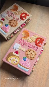 Ruth 瑱 on Instagram: "August.  These recipe books are bound for . Děkuji moc! 懶 #handembroidery #recipes #artjournals"