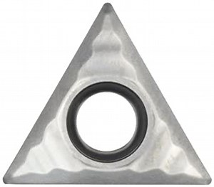 Sandvik Coromant, TCGX 1.2(1.2)1-AL H10, CoroTurn 107 Insert for Turning, Carbide, Triangle, Neutral Cut, H10 Grade, Uncoated (Pack of 10)