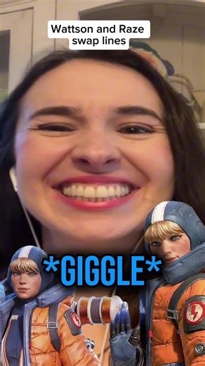 Wattson and Raze swap lines! #wattson #raze #apexlegends #valorant #overwatch