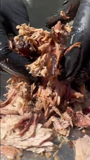 Das einfachste Pulled Pork Rezept 🍖🤤 #PulledPork #BBQ #Shorts