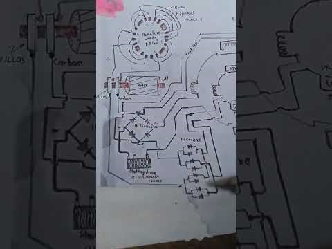 Rewinding and wiring of a 5000 watt single-phase generator