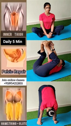 yoga for pelvic floor strengthening #pelvichealth #innerthigh #weightloss #lowerbodyworkout #viral