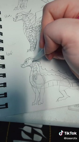 Cómo dibujar alas de un Dragón Leafwing