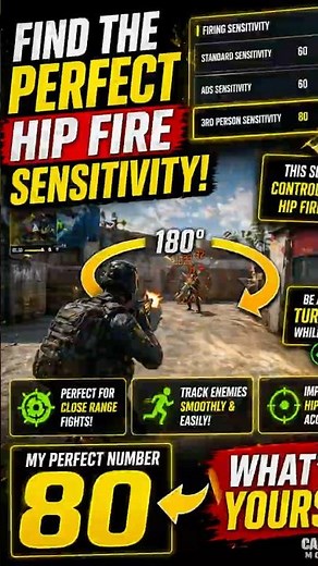 Best Hip Fire Sensitivity Battle Royale #codmobile #codmbrtipsandtricks #codmbrtips #codmbrtricks