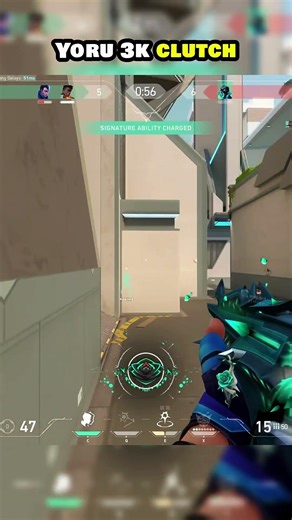 Yoru crazy clutch #valorant #valorantshorts