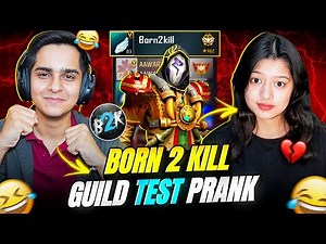 B2K No.1 V Badge Guild Test Prank Gone Wrong On My Cute Guild Officer 😱 - Free Fire Max