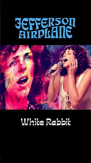 Go ask Alice | White Rabbit | Grace Slick #jeffersonairplane #whiterabbit #graceslick