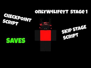 How To script a Saving chekpoints and Skip Stage button(roblox) 2024