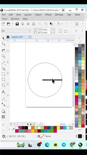 Coreldraw #trip #vector #lesson #practice #shorts lesson.