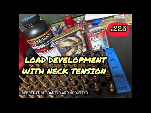 Load Testing .223 for Neck Tension with 73ELD and 23.5 Grains of Varget Powder ￼