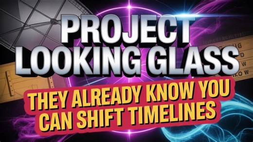 Project Looking Glass - They Already Know You Can Shift Timelines | M. O. Tierney