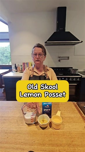 Delicious old skool lemon posset #easyrecipe #lemon #dessert #delicious #fancy
