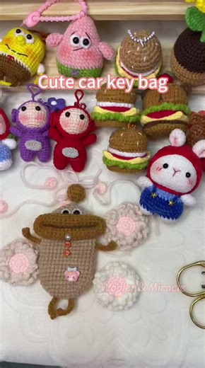 Handmade Crochet Car Key Bag Tutorial