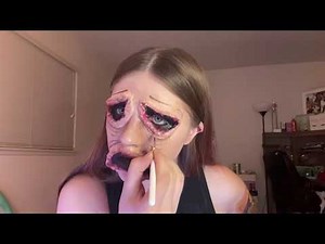 Scary sad face tutorial