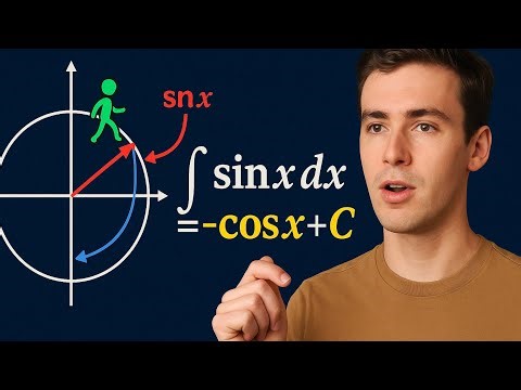 The EASIEST Way to Understand ∫ sin x | No Memorizing, Just Logic