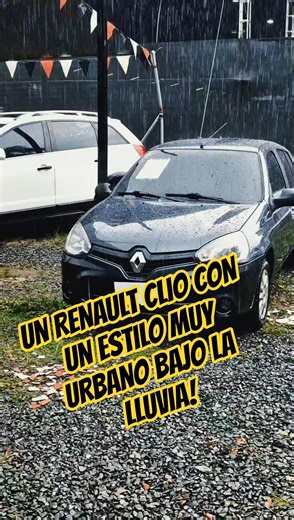 RENAULT CLIO 2016 Aprovechando la lluvia para una toma bastante urbana #renault #clio #urbano