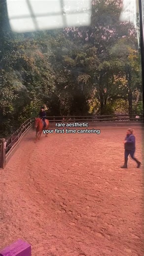 First Time Cantering Experience in Horse Riding