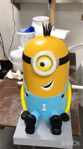 Minion / decoration/ made with sugar dough