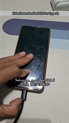 Kabel Data Braided USB to Type C