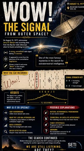 The Wow! Signal: Did We Receive a Message From Aliens? 👽📡