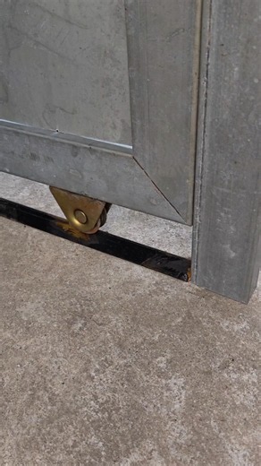 The proper way to install sliding door wheels.