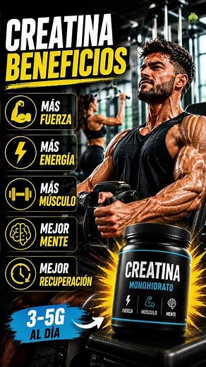 Creatina: 5 Beneficios Que Cambiarán Tu Cuerpo 💪