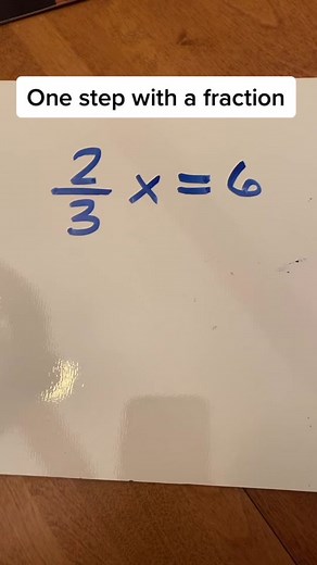 Solving One-Step Equations with Fractions