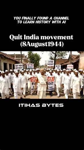 Quit india movement ⚔️