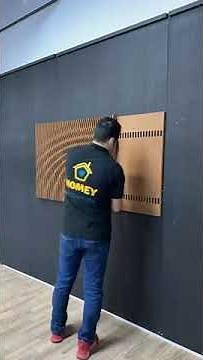 DIY How to Install Energy Wave Design - Parametric Wall Art Installation ‪@ZDesignStudioInc‬