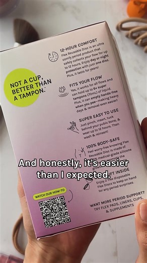 Your period could be way better. Less leaks. Less pH disruptions. Less worry. Flex = 12-hour comfort and confidence all cycle long. | The Flex Company